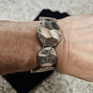Silver Geometric Bracelet